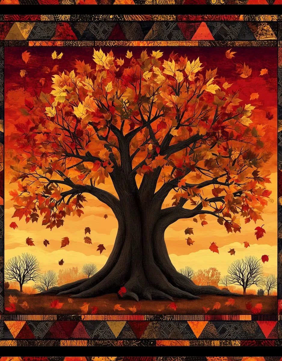 Tree of Life – 45" x 36" Cotton Panel